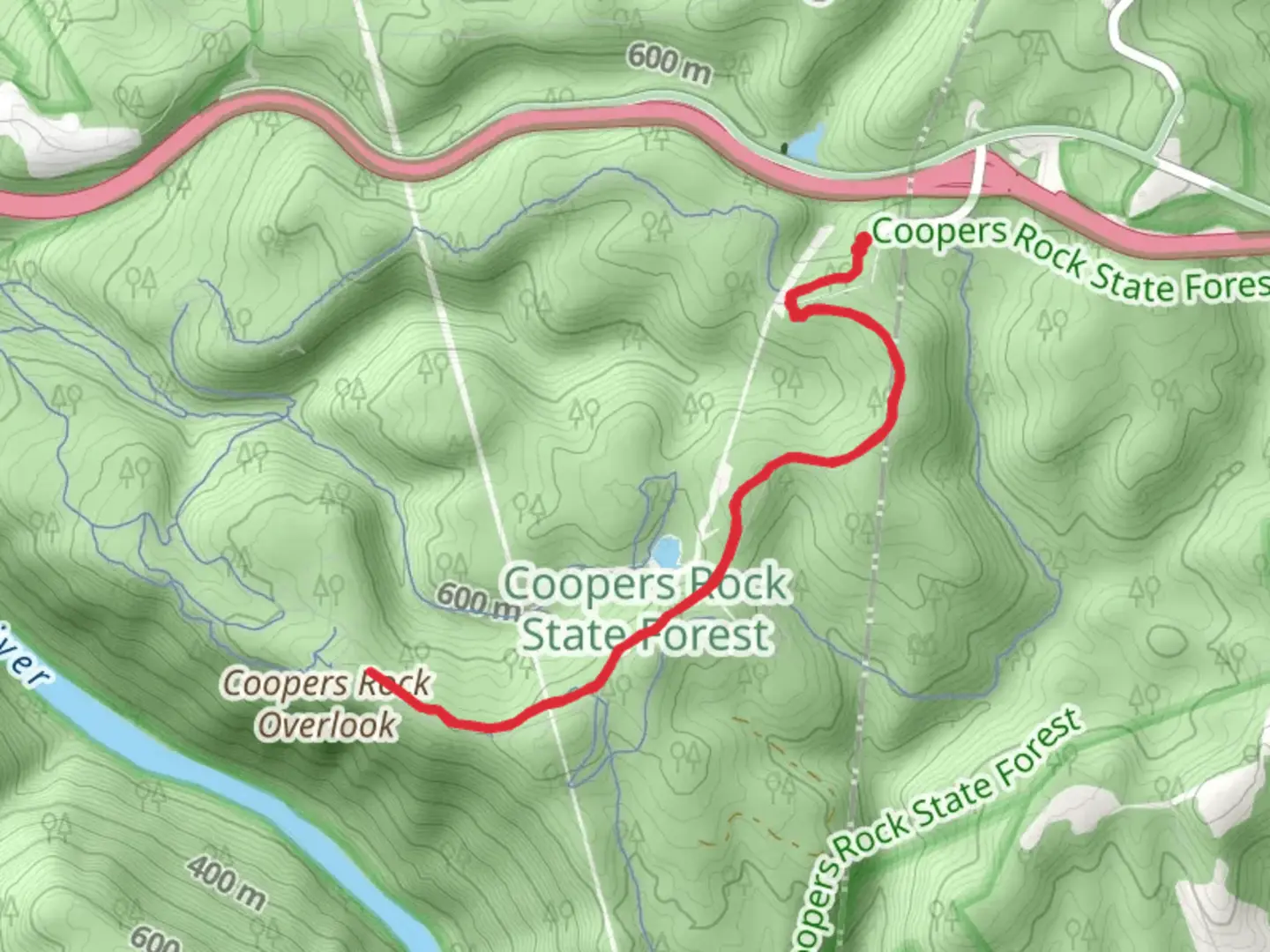 An image depicting the trail Roadside Trail and its surrounding area.
