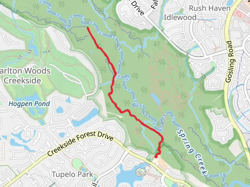 Spring Creek Nature Trail - George Mitchell Nature Preserve