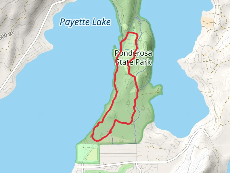 Peninsula Trail and Lilly Marsh Trail