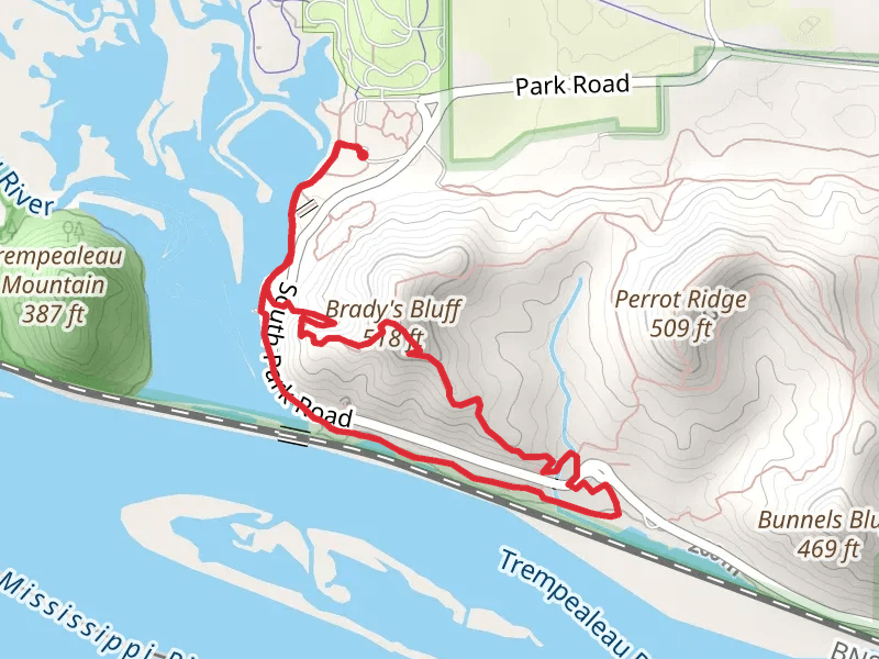 Riverview and Brady's Bluff Trail