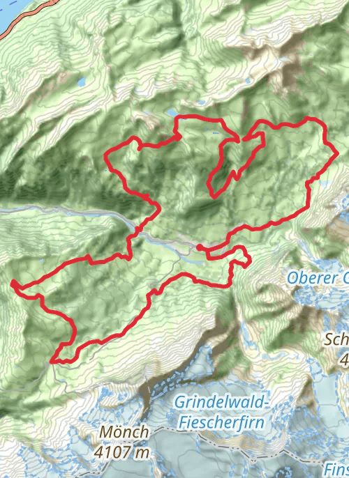Grindelwald Trail Running mobile static map