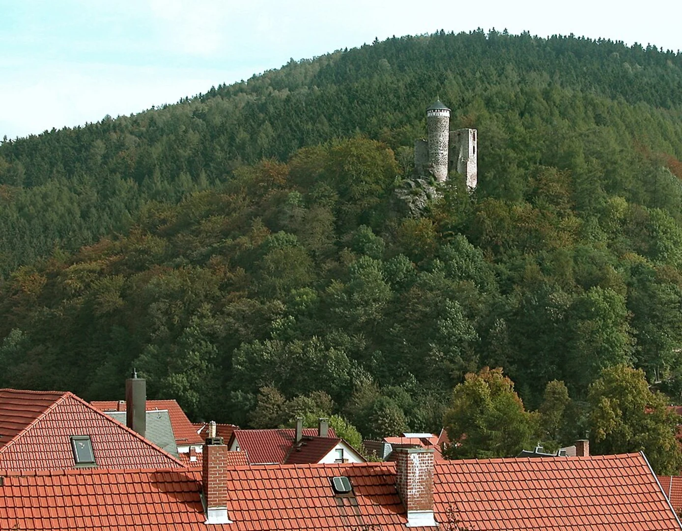 An image depicting the trail Kahlenberg and Rothenkopf Loop and its surrounding area.