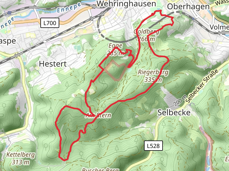 Bismarckturm, Kaiser Friedrich Turm, and Eugen-Richter-Turm Loop via 3 Turme WEG