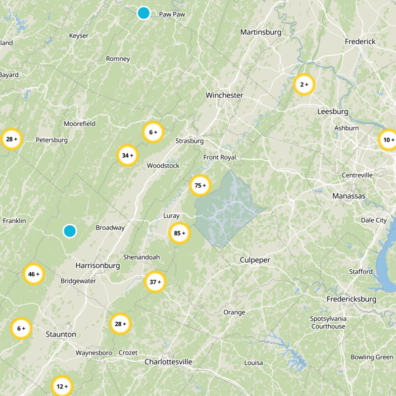 Rappahannock County Static Map