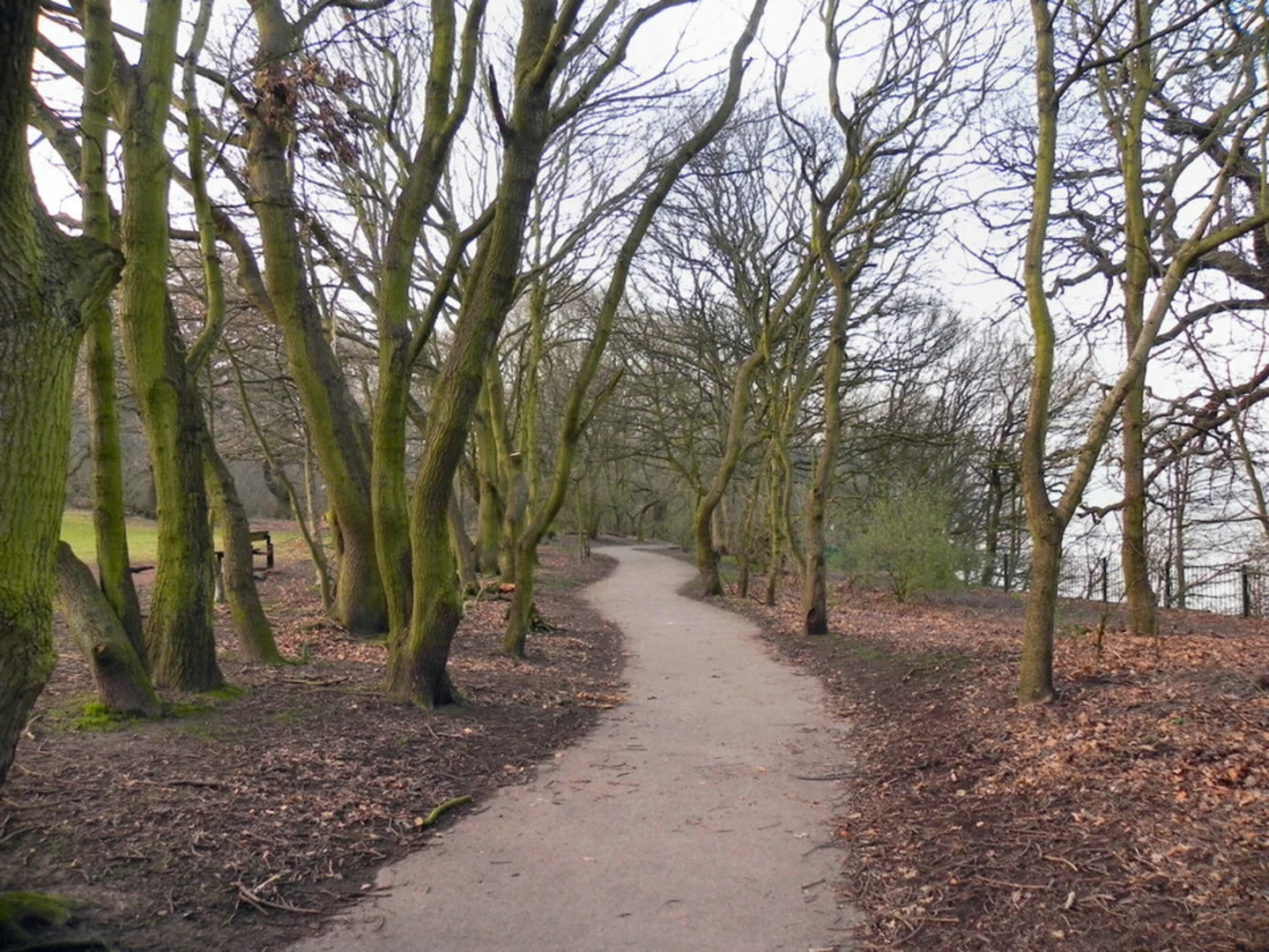 An image depicting the trail Eastham Country Park Loop and its surrounding area.