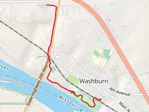 Riverside Park to Lewis and Clark Interpretive Center