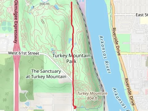 Blue Trail and Powerline Trail