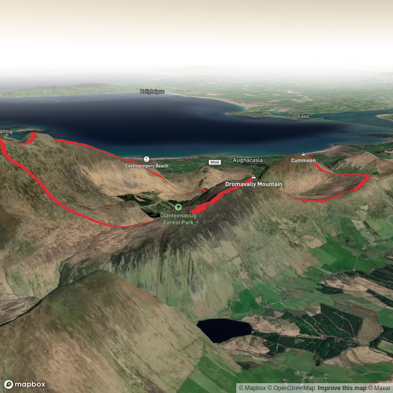 Dingle- Stradbally Mountain, (Beenoskee), and Dromavally Mountain on September 17, 2025