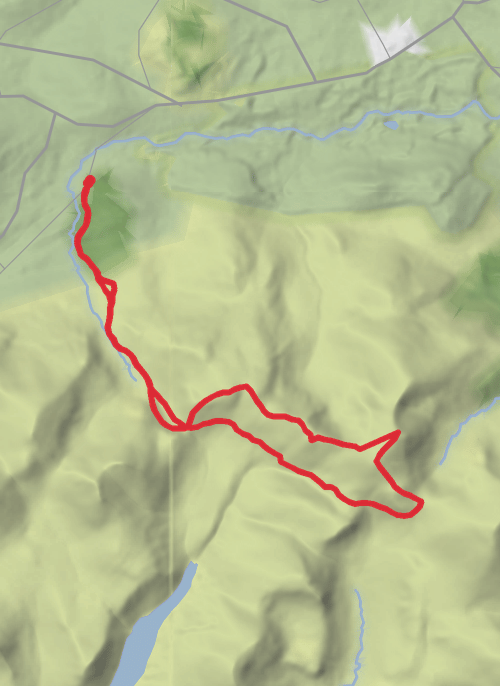 Second Triple, SlieveNaglogh, Slieve Corragh and Slieve Commedagh. mobile static map