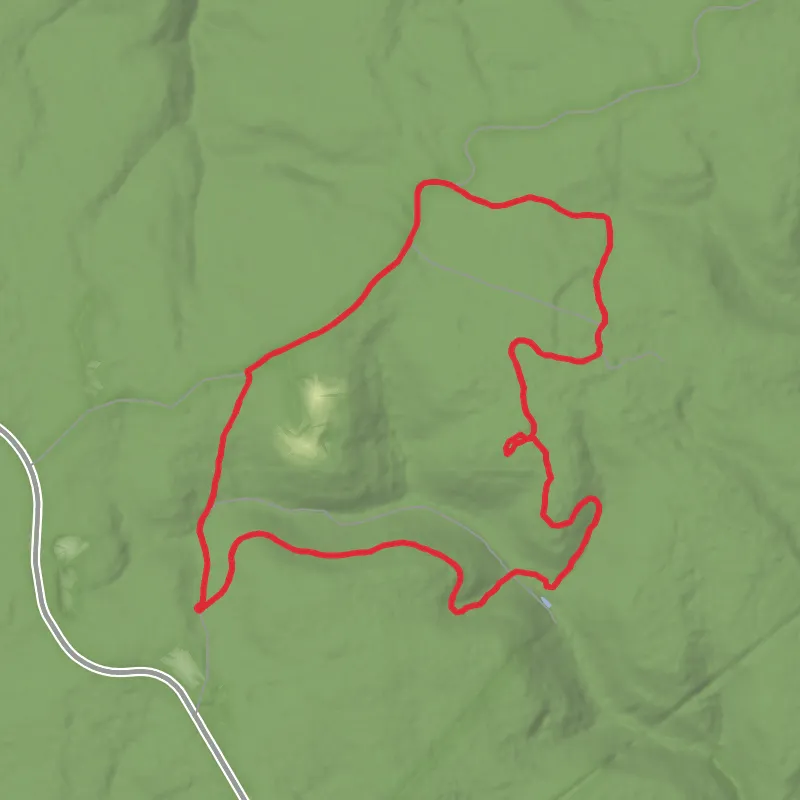 Hike from Karthaus mobile static map