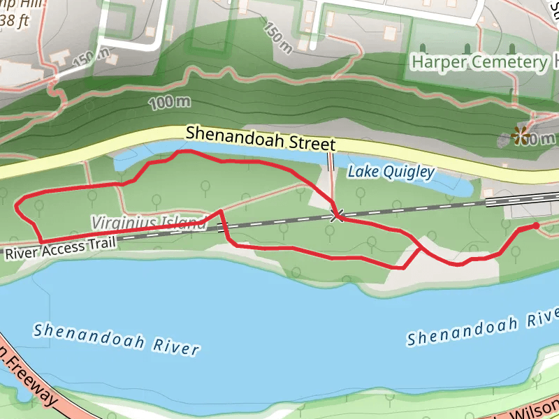 Virginius Island and Hall's Island Loop Trail