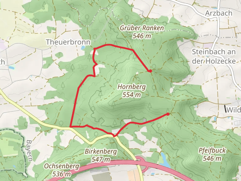 Klosterkreutholz and Forlwald Horseshoe Walk