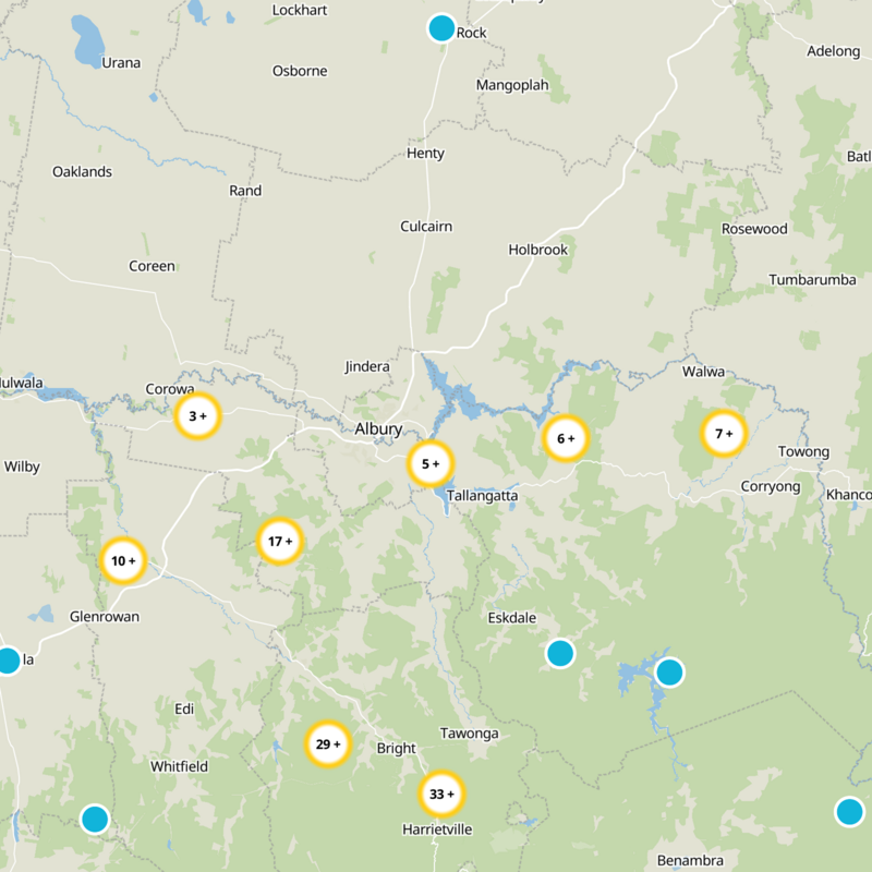 Towong Static Map