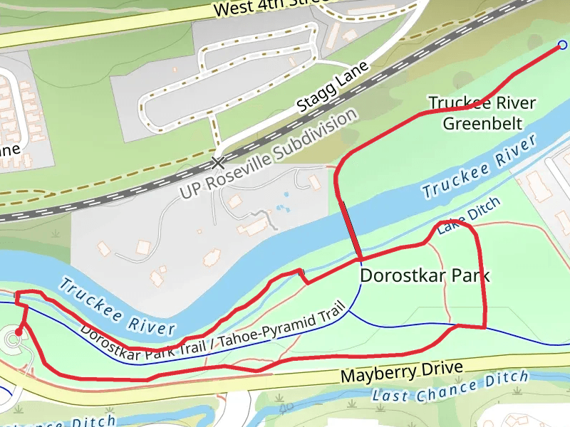 Dorostkar Park Loop via Truckee River