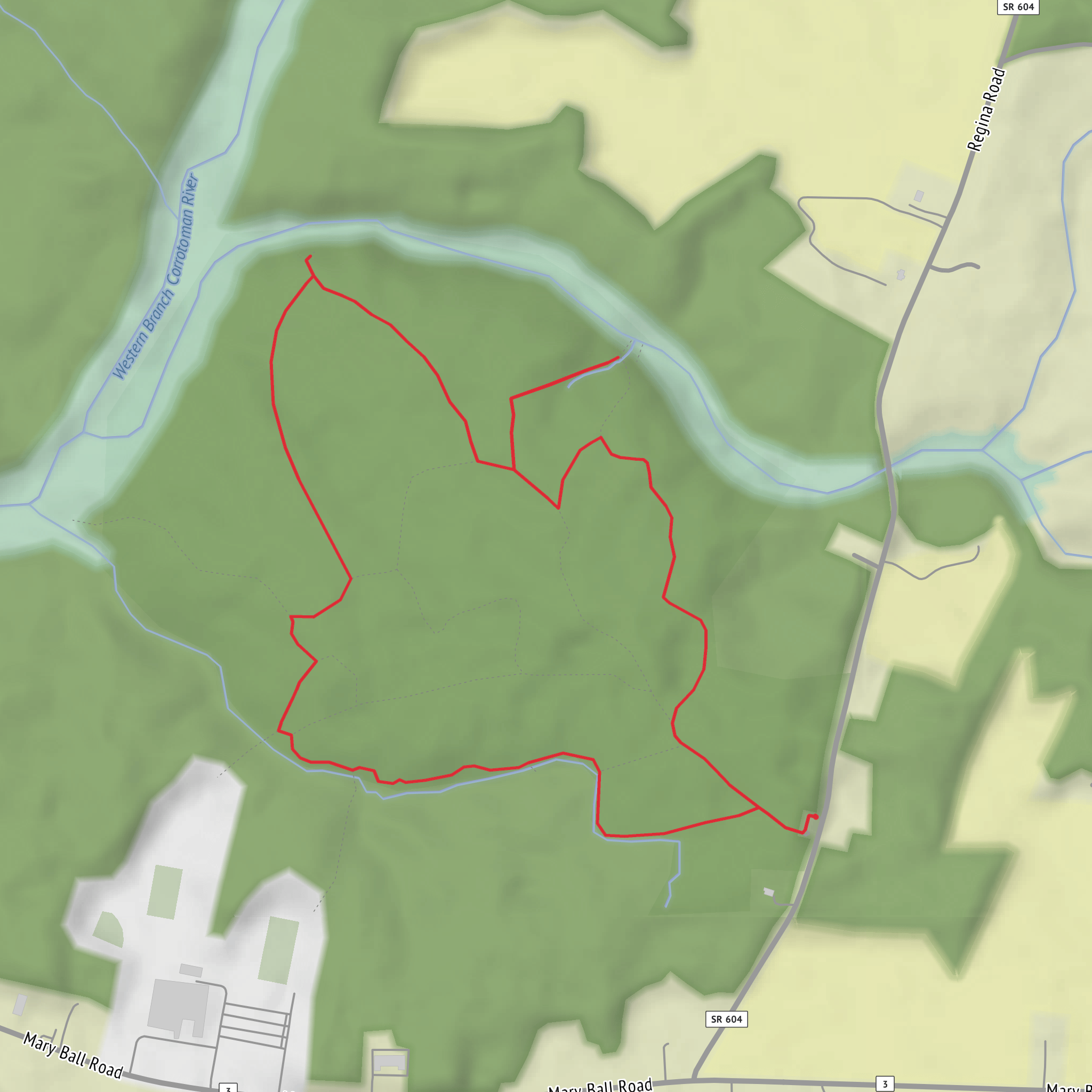 Milestone Loop mobile static map
