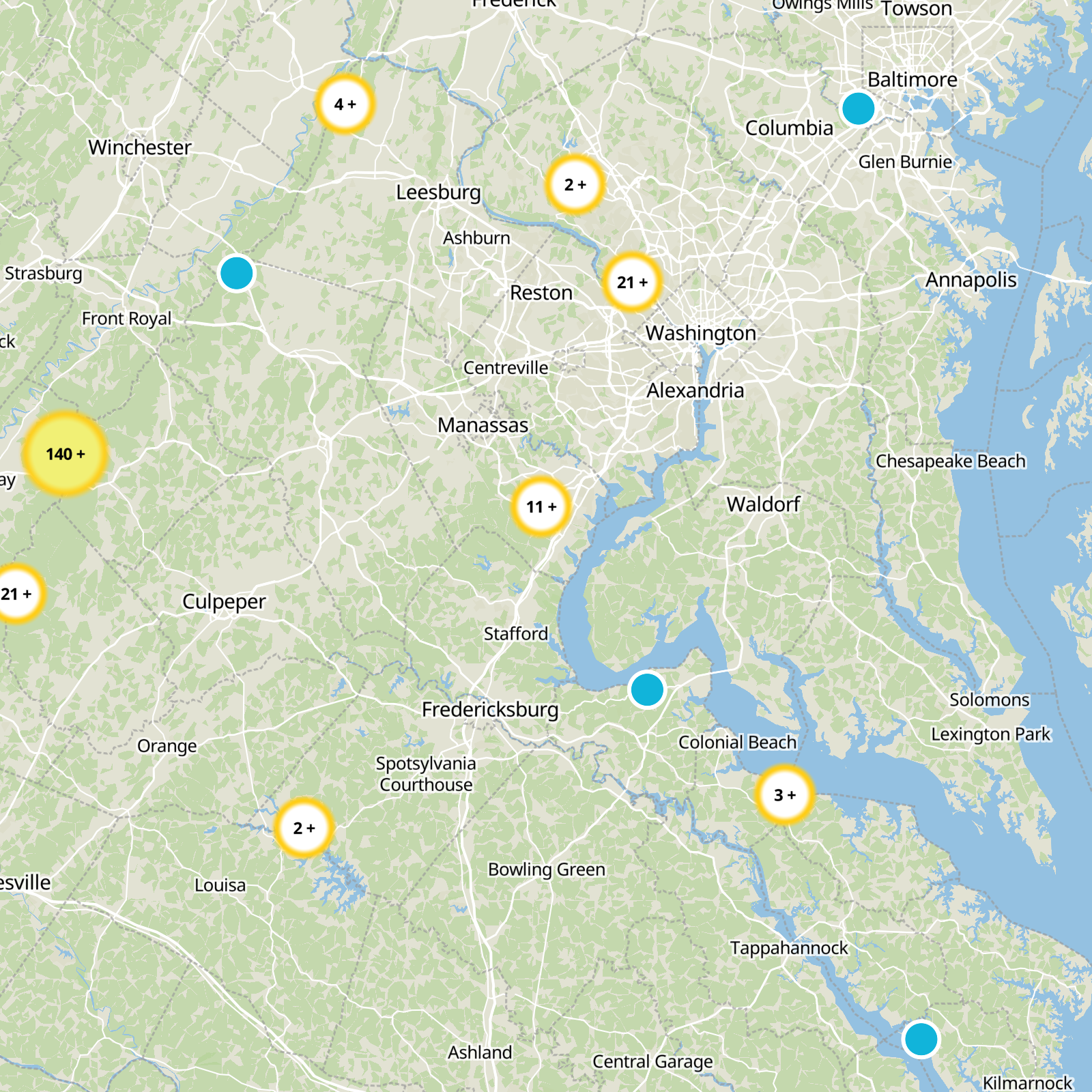 Prince William County Static Map