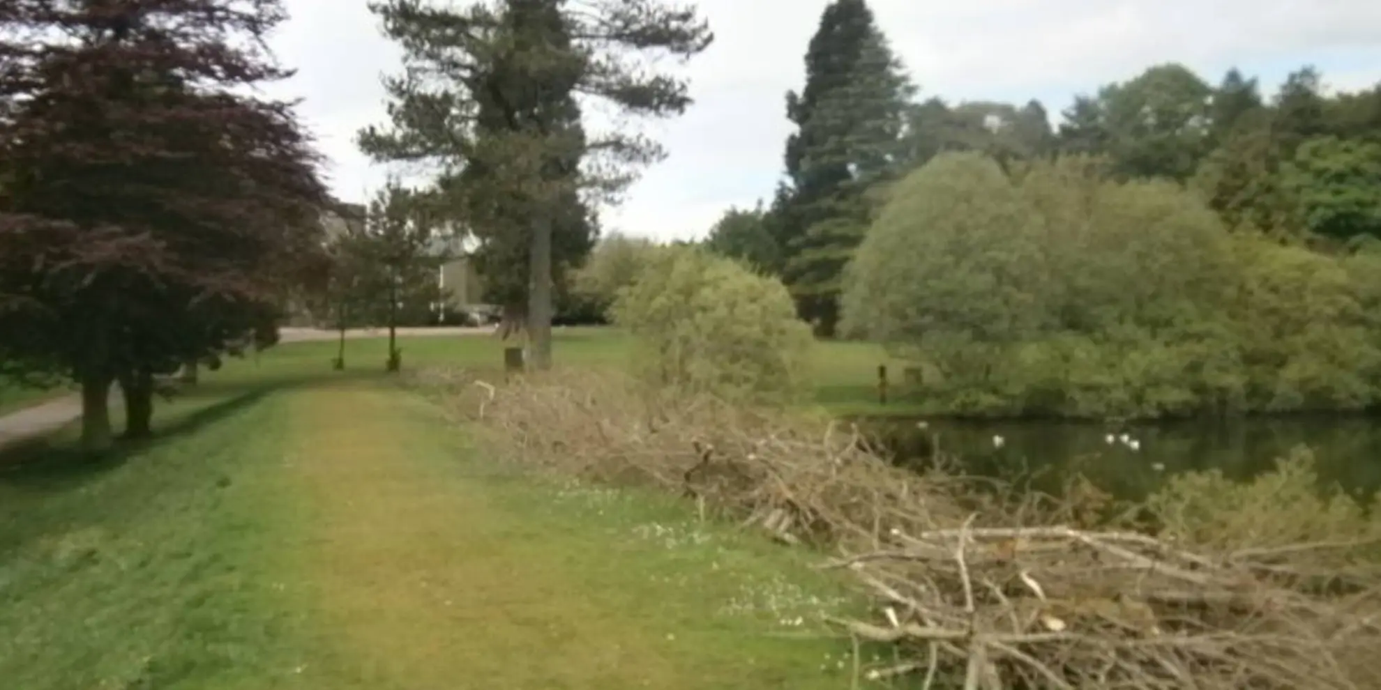 An image depicting the trail Monikie Country Park and its surrounding area.