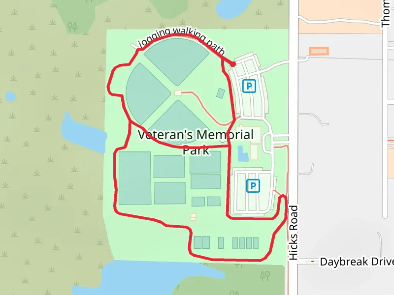 Jogging Walking Path Loop