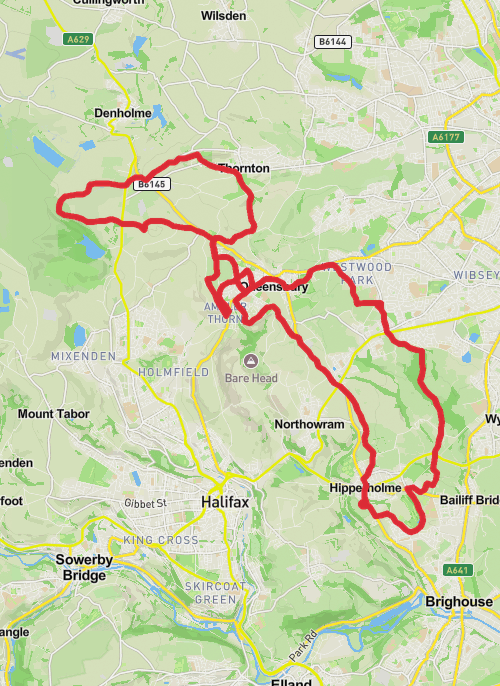 Miles for Mum mobile static map