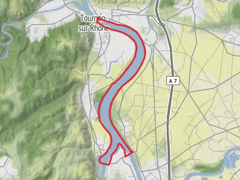 Tain L Hermitage via La Roche de Glun and Touron sur Rhone