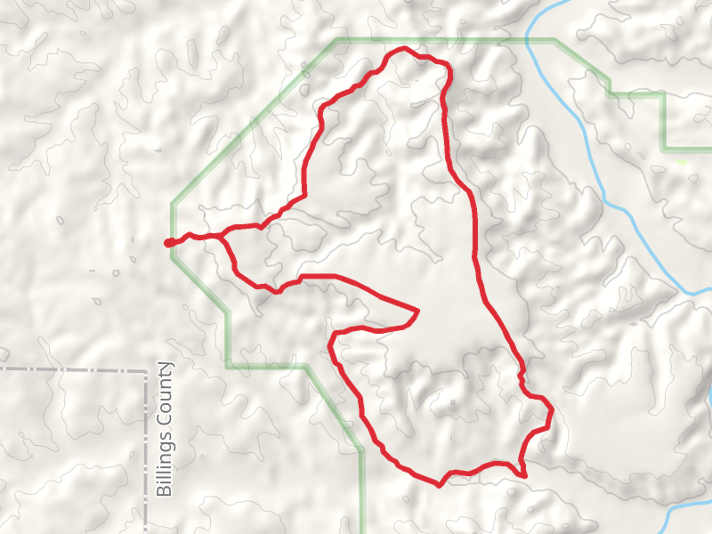Maah Daah Hey Trail and Lone Tree Spring Loop Trail