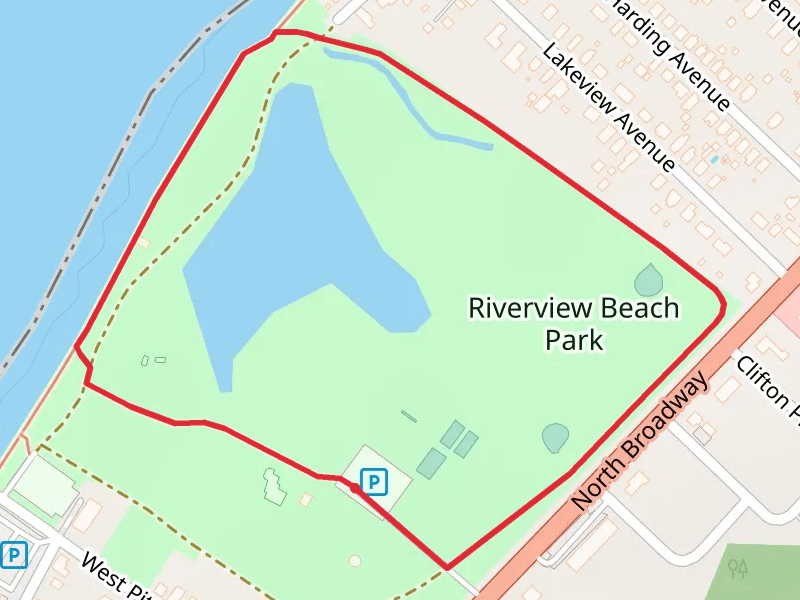 Riverview Beach Park Loop