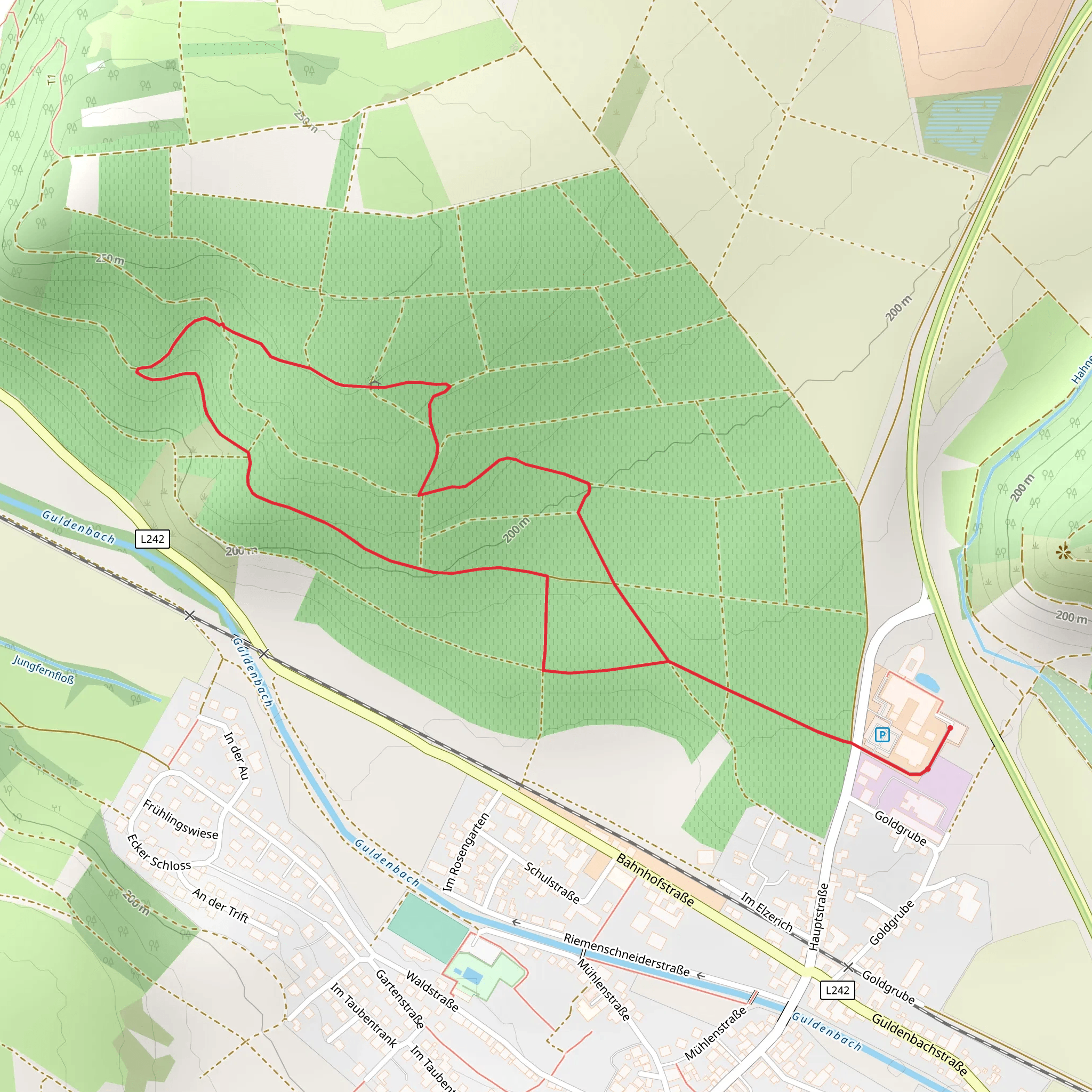 Saukopf Loop mobile static map