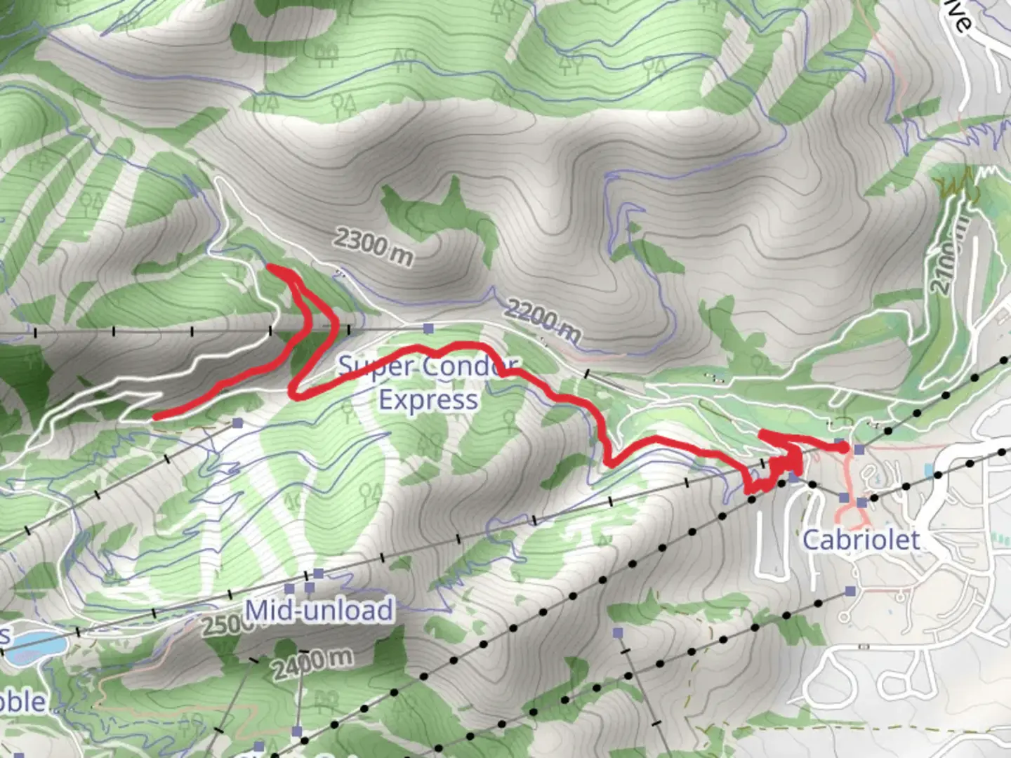 An image depicting the trail Holly's Walk and its surrounding area.