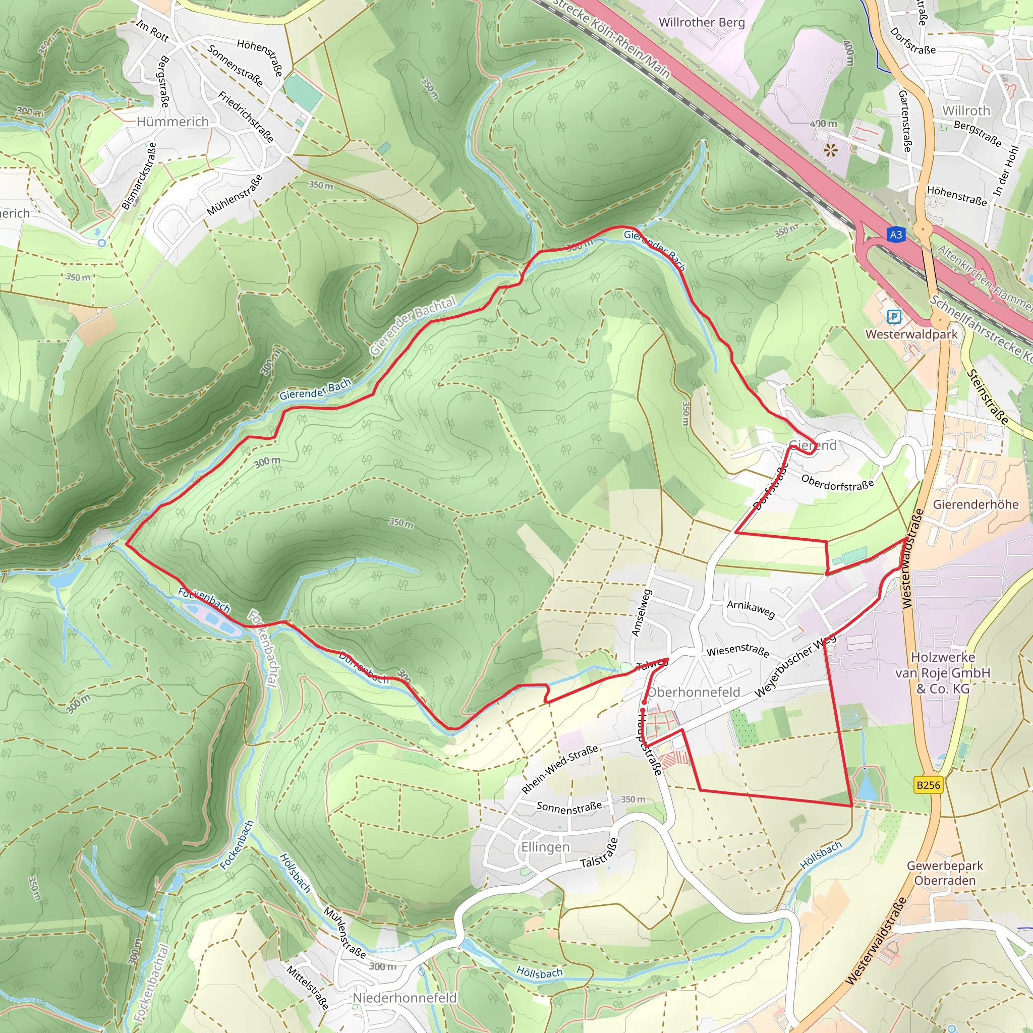 Randerweg Gierend 1 mobile static map