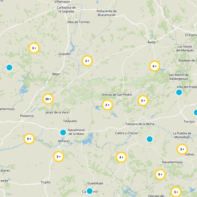 Candeleda Static Map