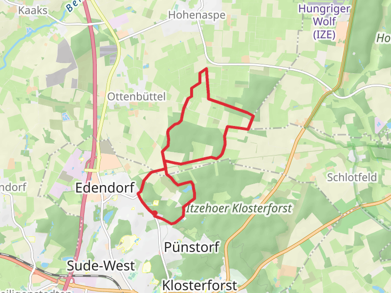 Spaziergand im Stadtforst Itzehoe Loop