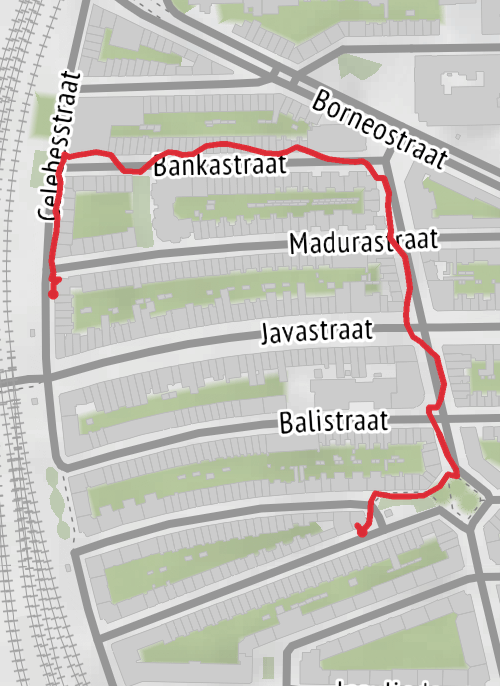 Amsterdam Wandelen mobile static map