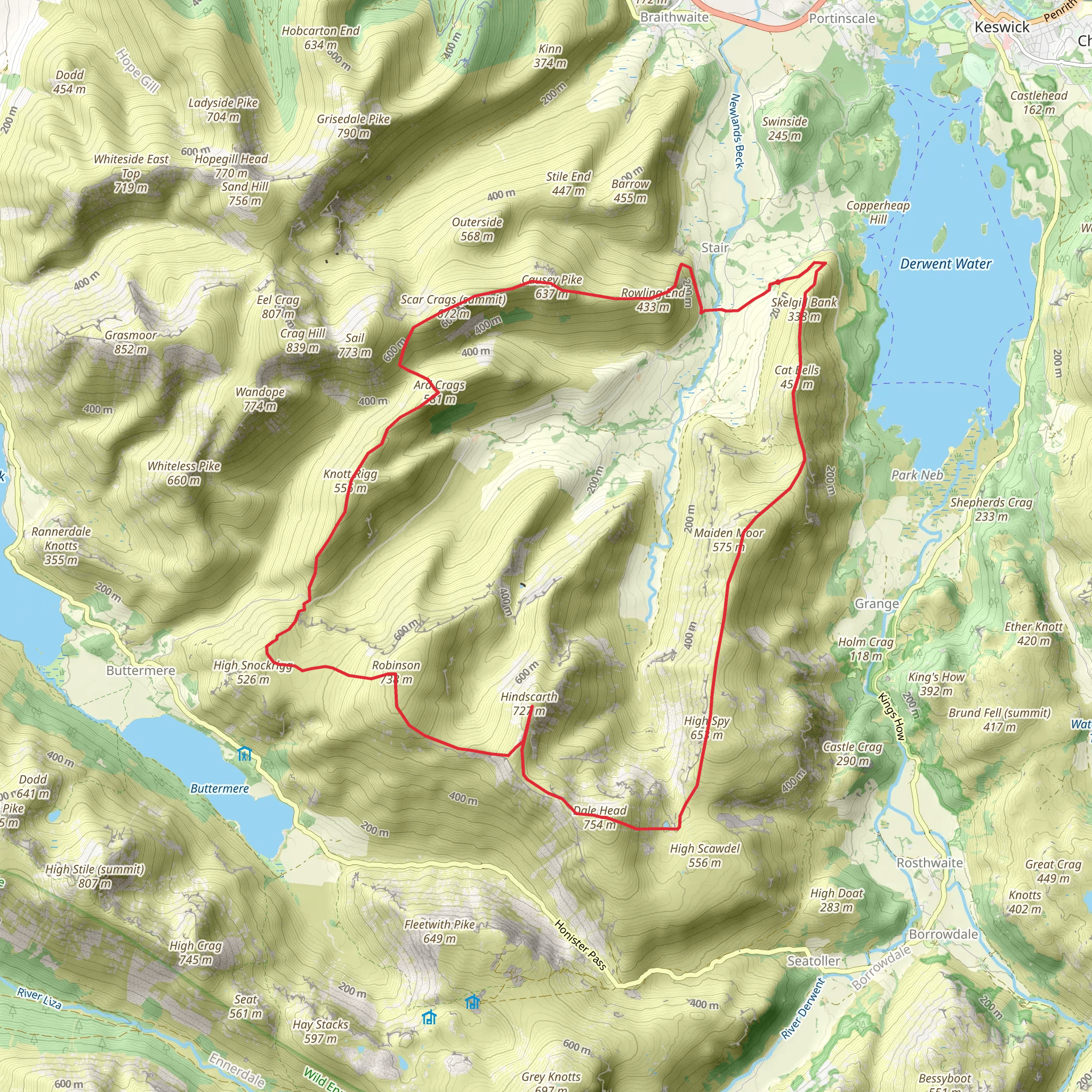 The Newlands Watershed mobile static map
