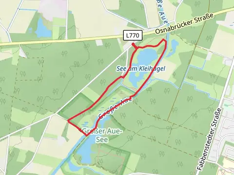 See am Kleihugel and Großer Aue-See Loop