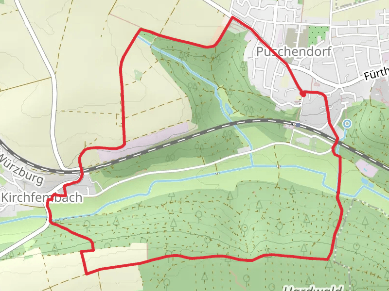 Puschendorf Wanderweg