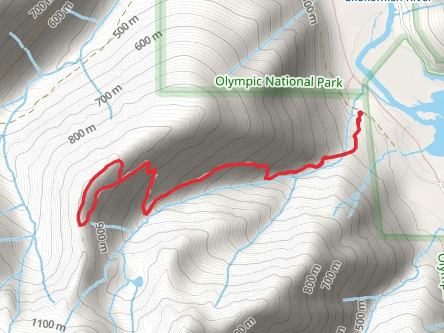 An image depicting the trail Copper Creek Trail and its surrounding area.