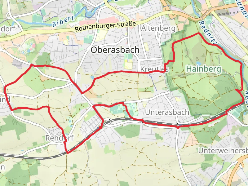 Rednitz via Oberasbacher Rundweg