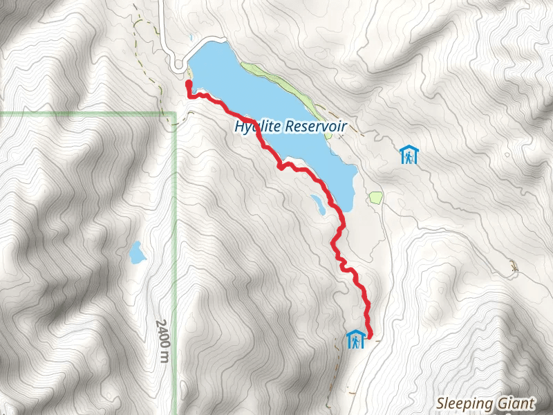Hyalite Reservoir and Creek via Westshore Trail