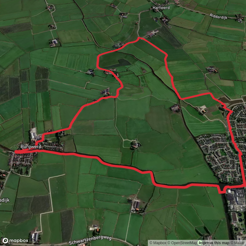 Boalserter Feart via Trekpad and Klooster Weg