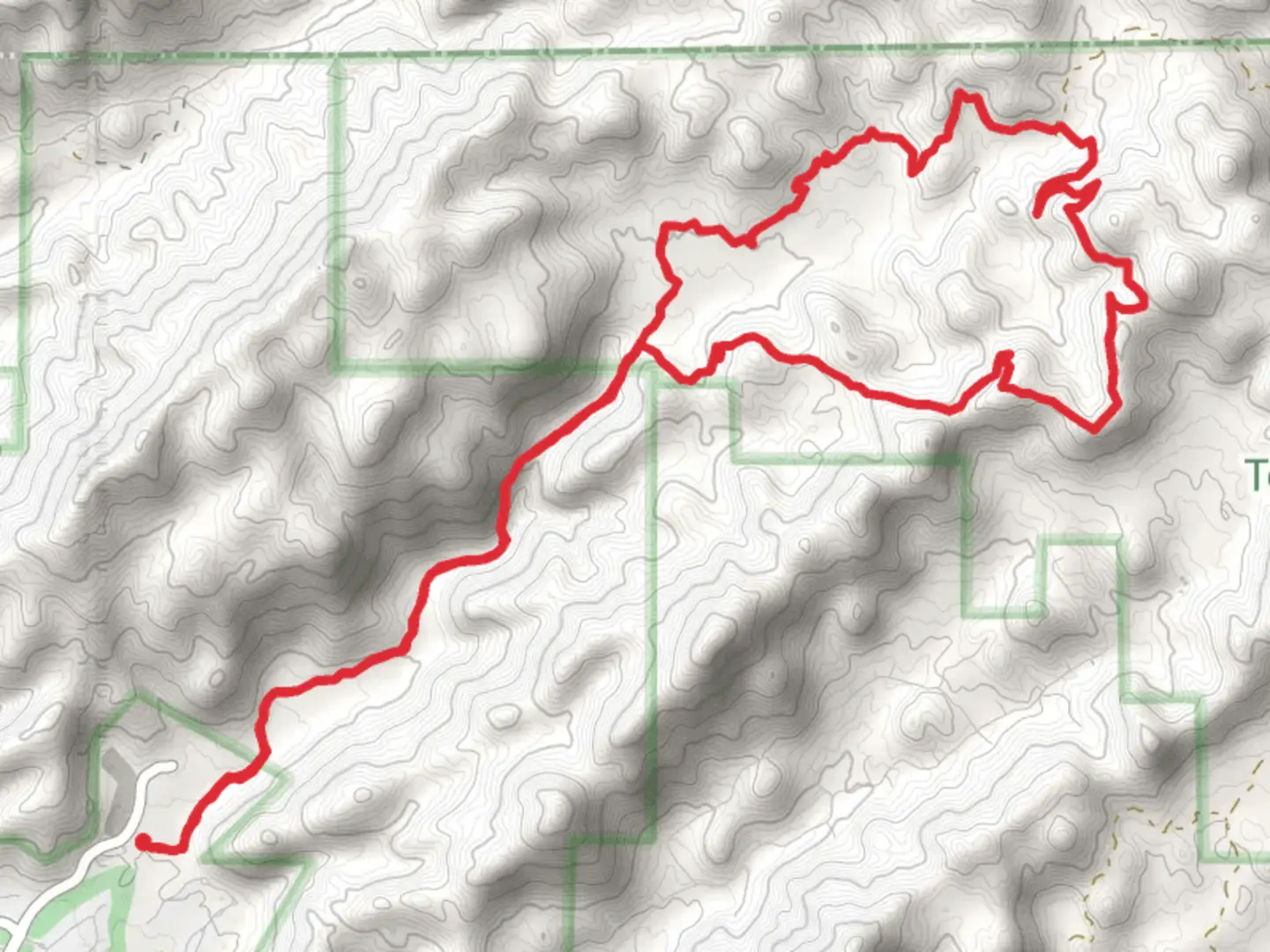 An image depicting the trail Wild Burro and Ridgeline Loop and its surrounding area.