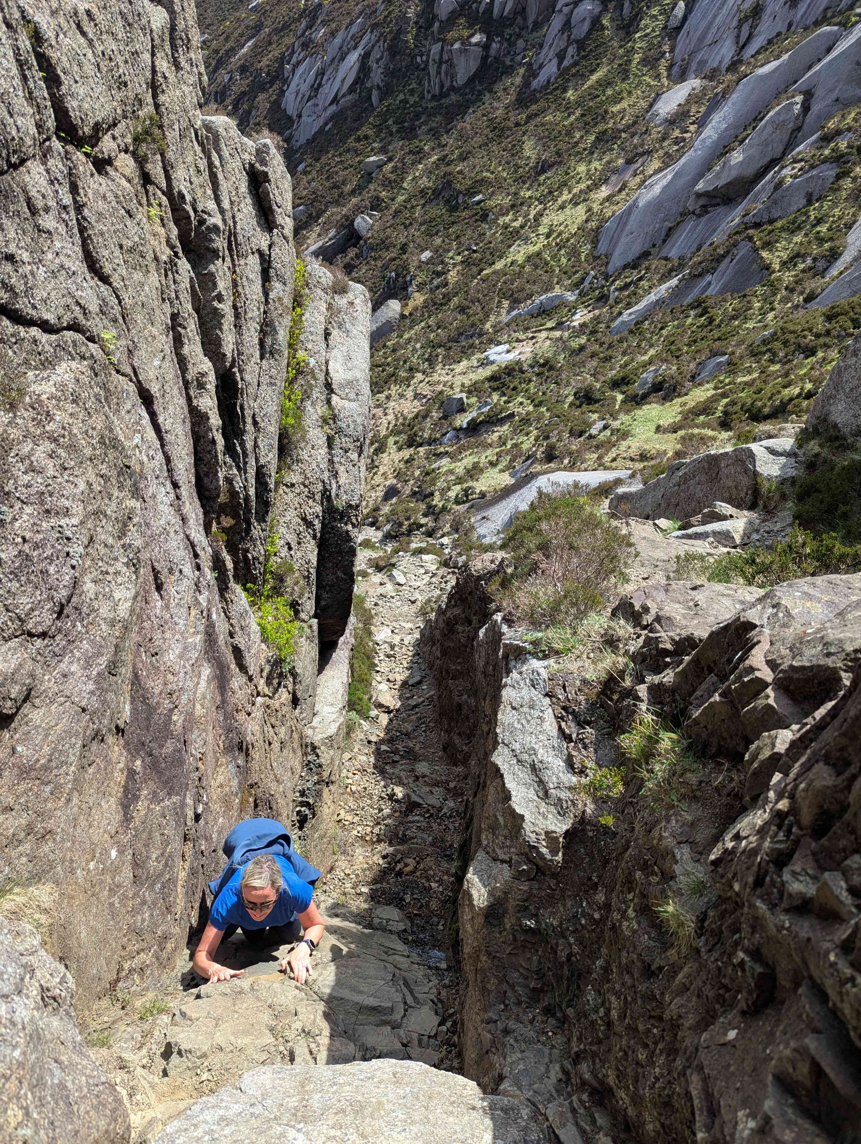 A map preview of the recording Hike on Goatfell - Isle of Arran.