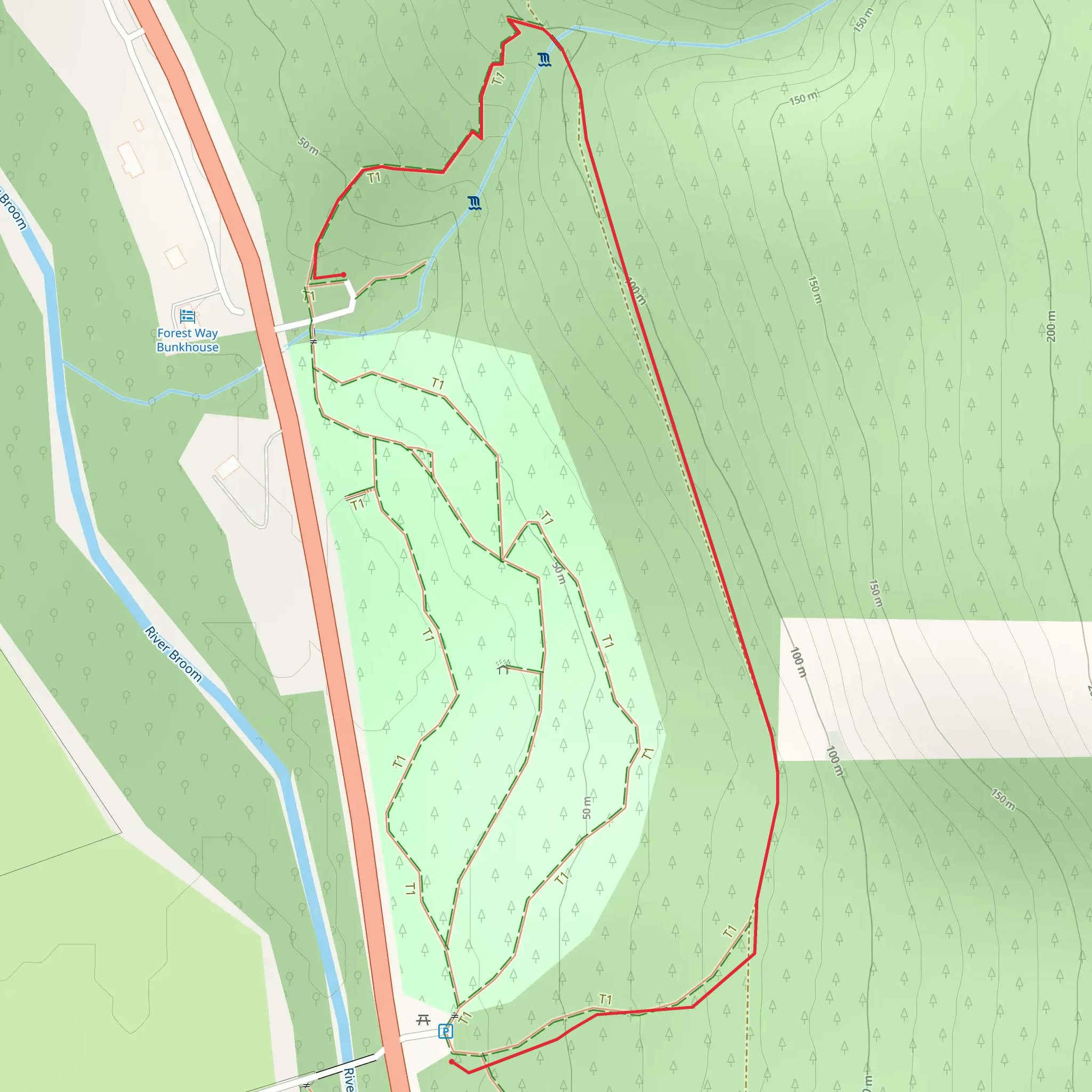 Gorge Trail - Auchindrean mobile static map