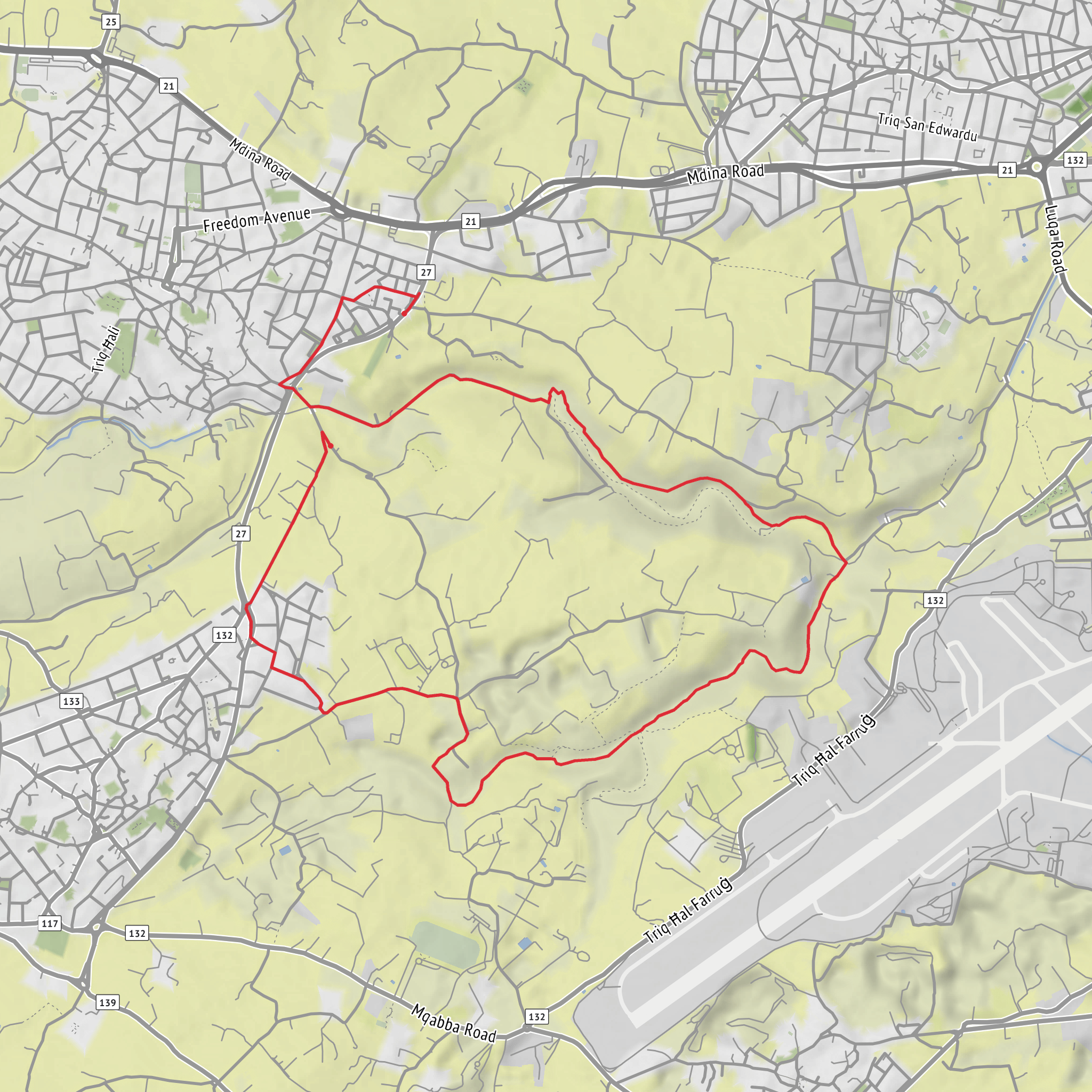 Wied is sewda Malta mobile static map