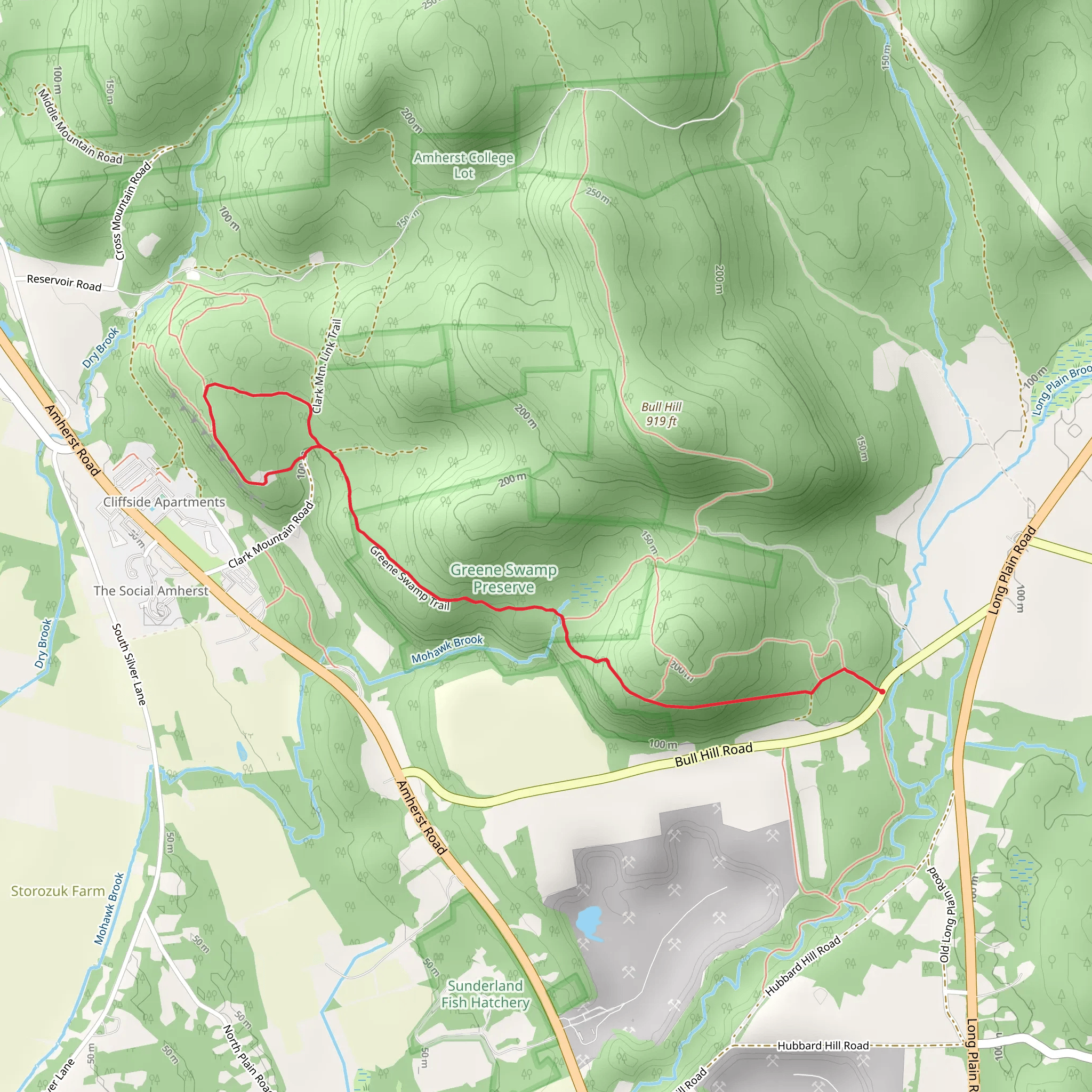 Greene Swamp Bull Hill Road mobile static map