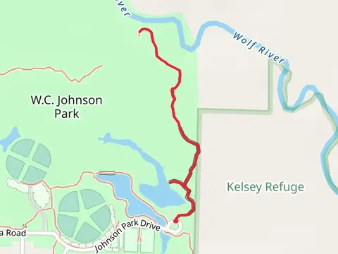 Johnson Park to Wolf River