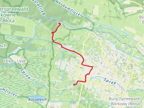 Wanderweg Gruener Balken