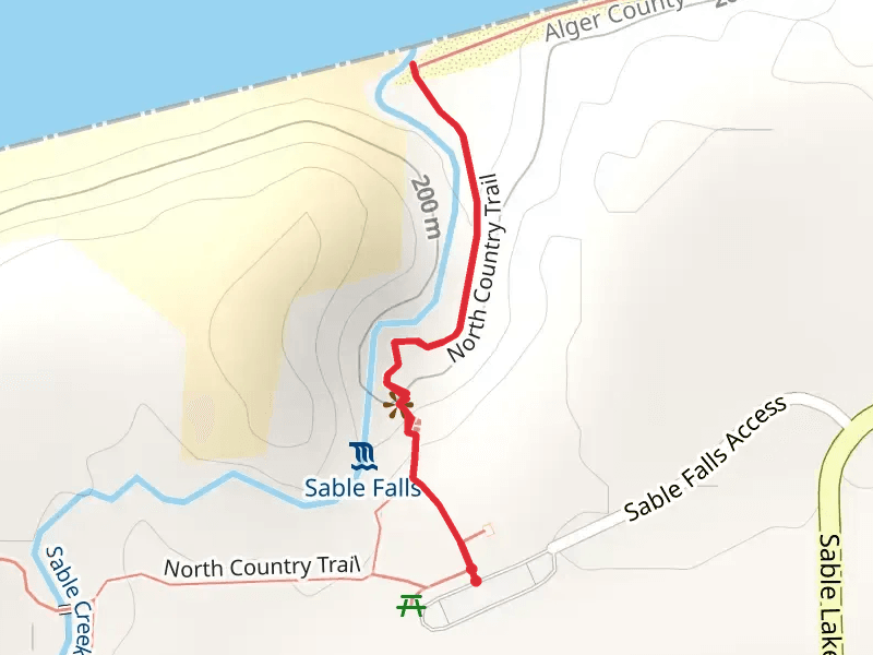 Sable Creek via North Country Trail