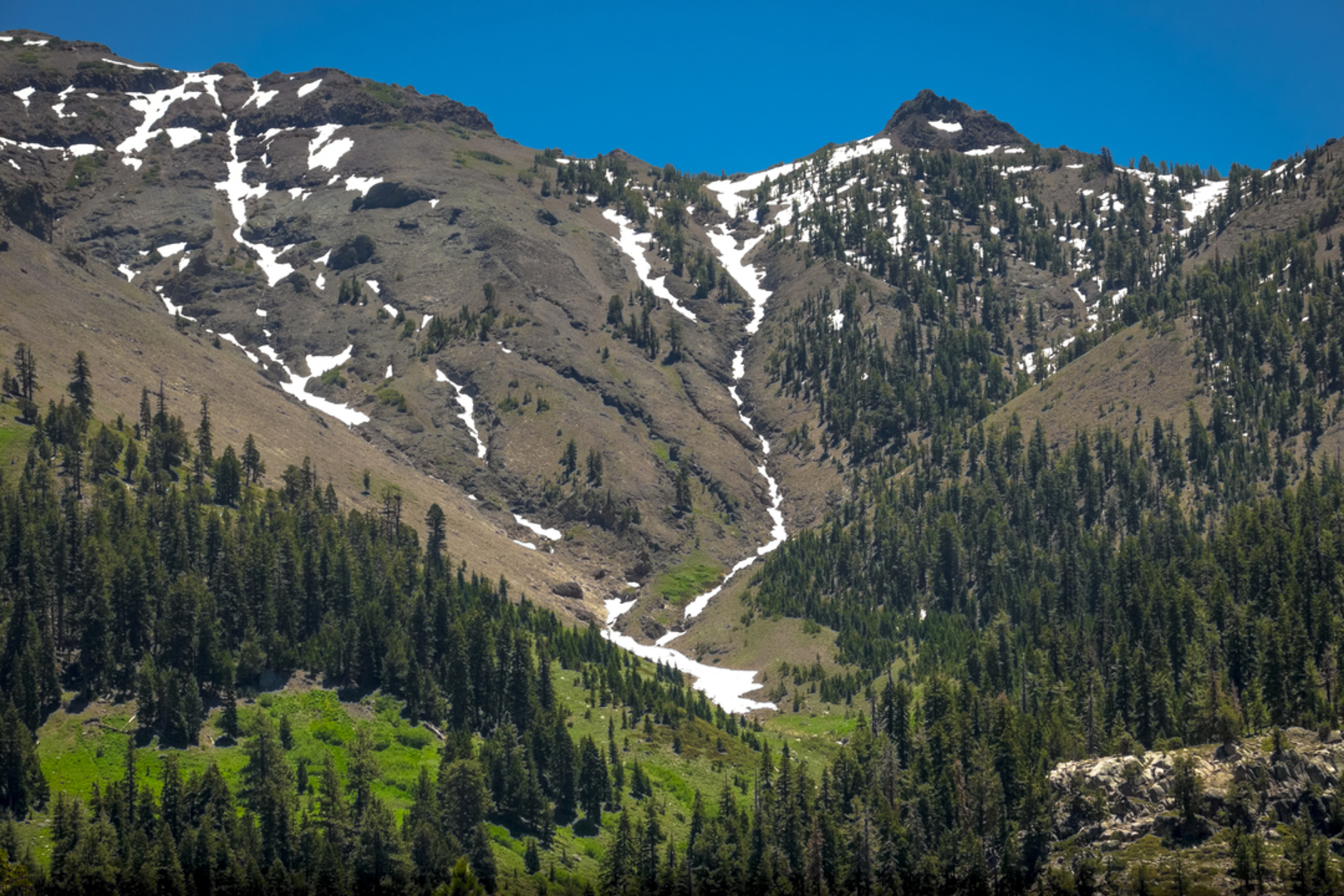 An image depicting the trail Wolf Creek Lake Trail and its surrounding area.