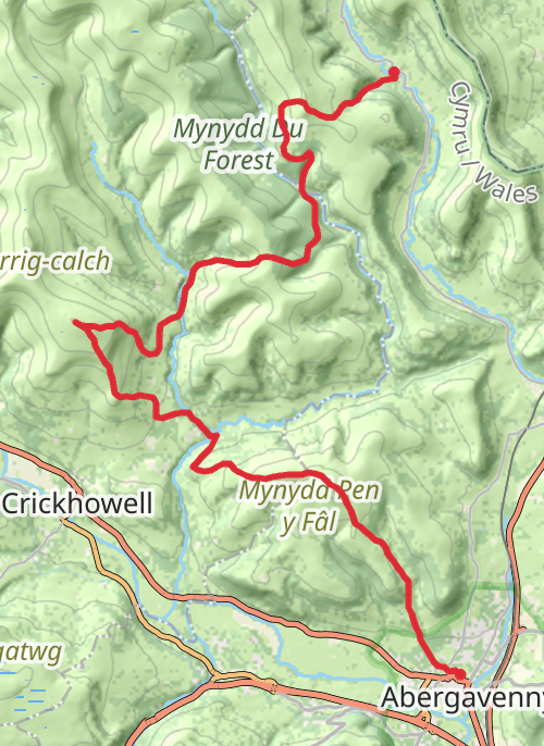 South Wales Three Peak Platinum 2025 mobile static map