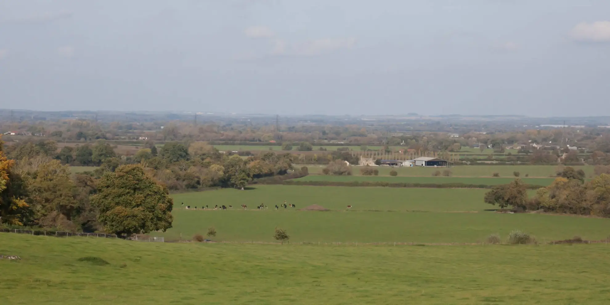 An image depicting the trail Faringdon - Radcot and Littleworth and its surrounding area.